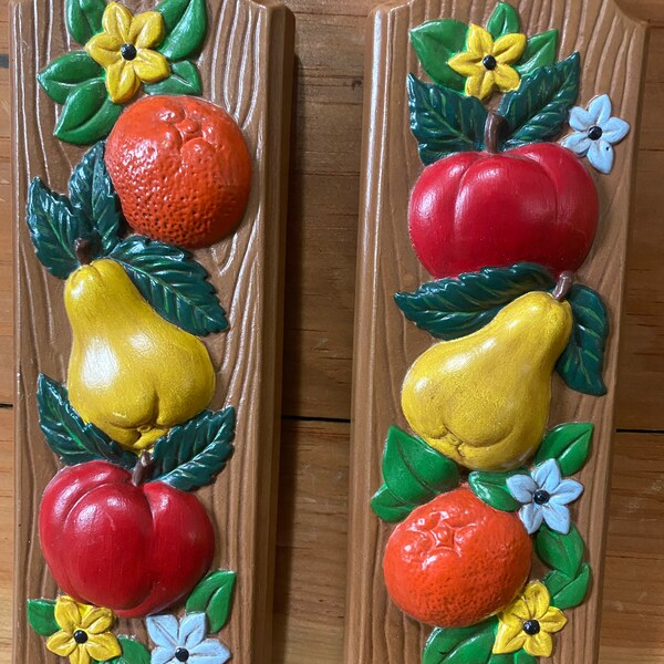 Fruit Wall Plaque Etsy