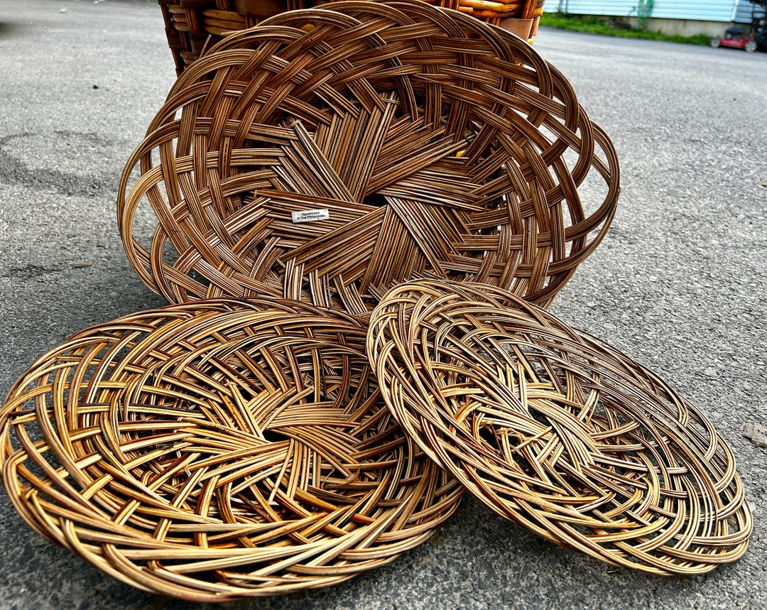 Vintage Wicker Wall Decor Etsy