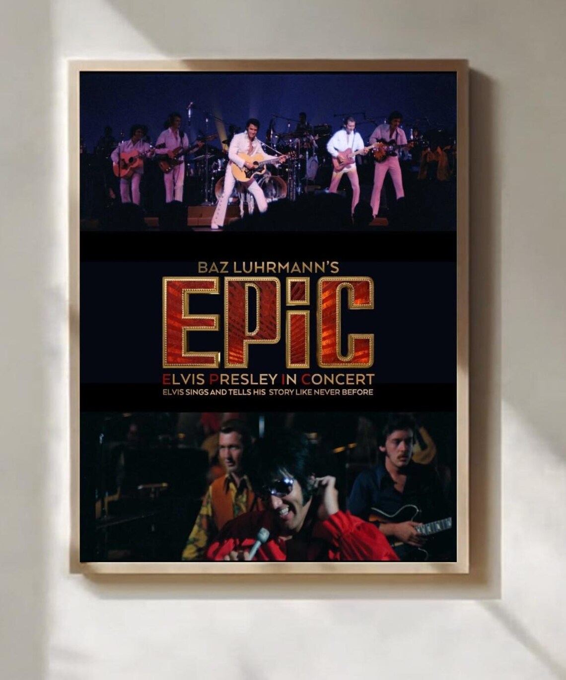 Poster Rocker Epic 1950s Rock Roll Concert Poster Inspired by Iconic Singer - Etsy