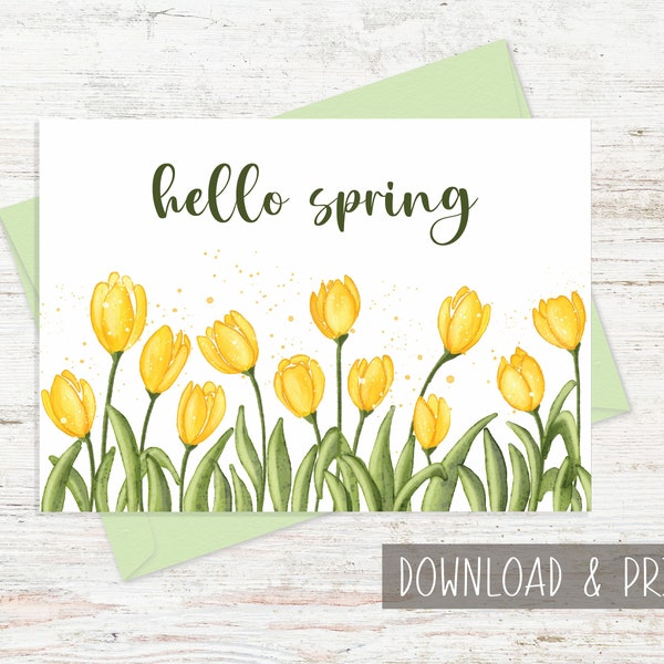 Spring Greeting Cards - Etsy