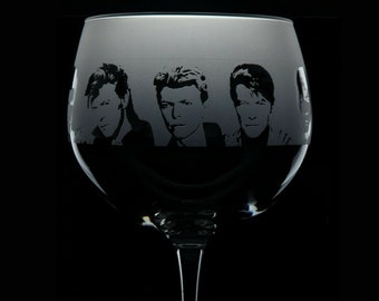 David Bowie | Gin Glass | Engraved | Gift | Present