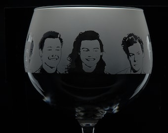 Harry Styles | Gin Glass | Engraved | Gift | Present