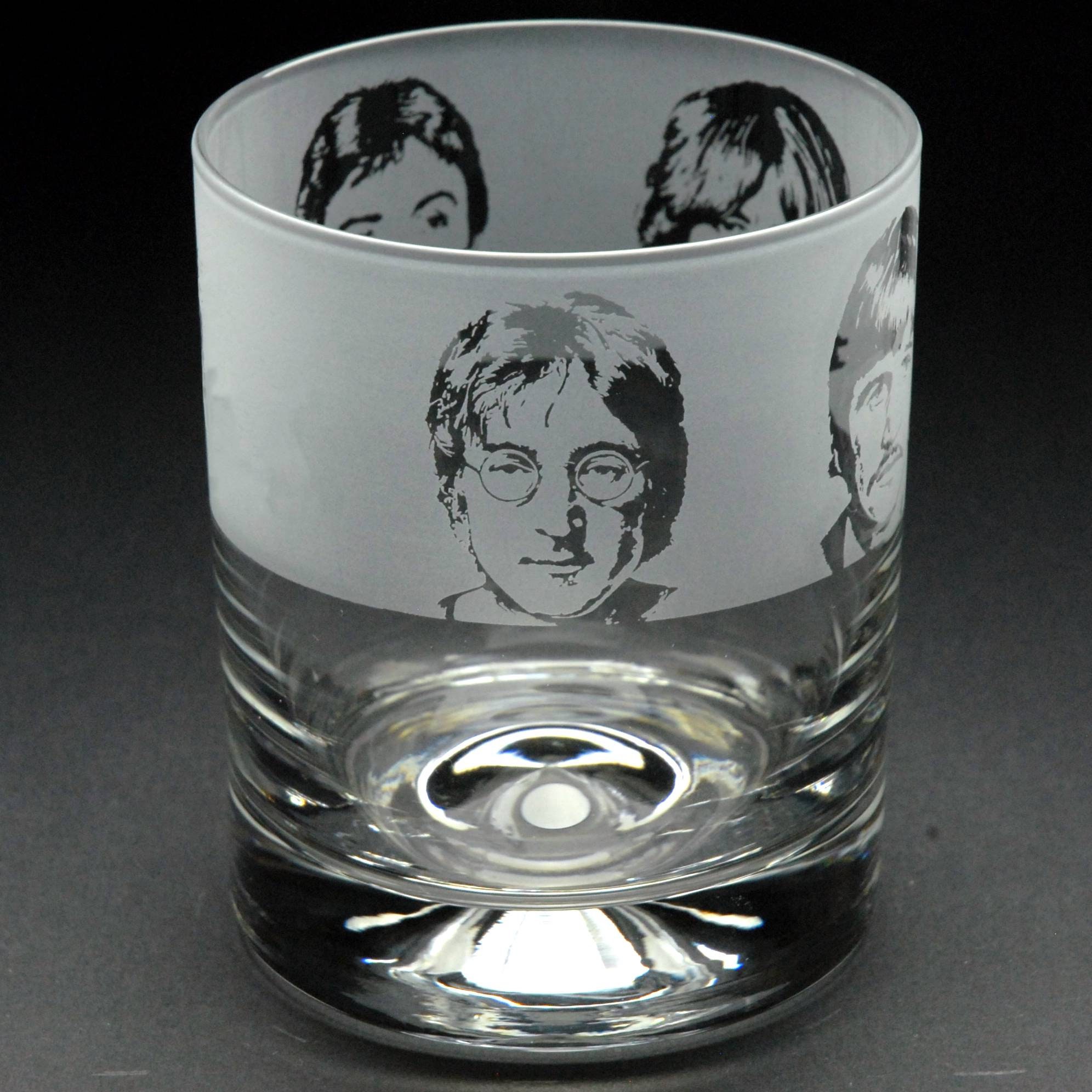 The Beatles Whisky Tumbler Glass Engraved Gift Present Etsy UK