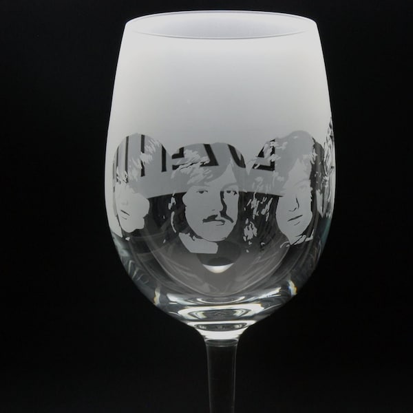 Led Zeppelin | Crystal Wine Glass | Engraved | Gift | Present