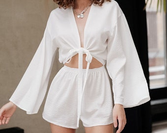 Conjunto de pijama corto de verano