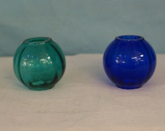Sphère de Filetage de Remplacement Ø 60 mm Verre soufflé de Murano Coloris Bleu-Vert Transparent