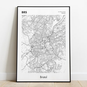 Bristol Street Map - Etsy