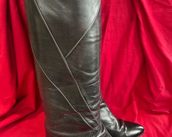 Bottes italiennes douces vintage des années 1980 par Rayne - taille 5,5