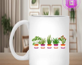 Lesbian Plant LGBT Ceramic Coffee Mug – Beer Stein – Water Bottle – Color Changing Mug