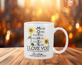 mother -i love you-mothers day mugs gifts for mom, dad, sister, brother, best friend, him, her under 11oz mug