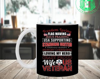 Freedom Loving – Flag Waving – Jesus Praising Ceramic Coffee Mug – Water Bottle – Color Changing Mug