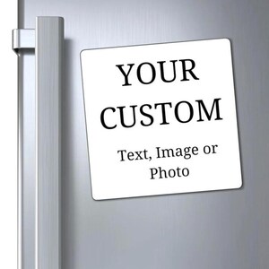 Personalized Handmade Photo Magnets 2x2&quot; | Gift for Couples| Holiday Gift | Custom Fridge Magnets | Birthday Gift | Best Friend Gift