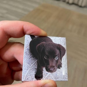 Personalized Handmade Photo Magnets 2x2&quot; | Gift for Couples| Holiday Gift | Custom Fridge Magnets | Birthday Gift | Best Friend Gift