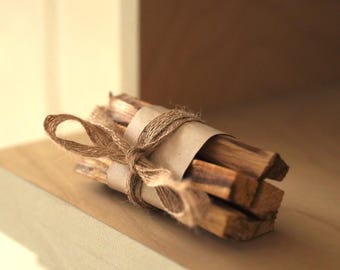 Palo Santo Sticks — High Resin Holy Wood from Peru, Meditation Smudging Incense Bundle