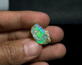 9.95 Carat Natural Ethiopian Opal , Opal jewellery Opal Gemstone Opal Genuine Opal Gorgeous Opal Rare Opal Rough Opal Unique Opal Beautiful.