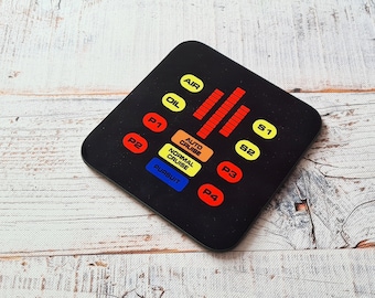 KITT Coaster | Knight Rider | Pontiac Trans Am | Birthday Gifts | Michael Knight | TV Gifts | Coaster | Knight Rider Coaster |