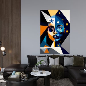 AI KUnst Women whit Pink Hair, Digital Kunst,AI KUnst, Wall Art