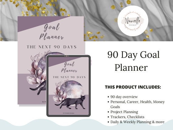 90 Day Goal Planner Printable Printable Planner 3 Month Goal - Etsy ...
