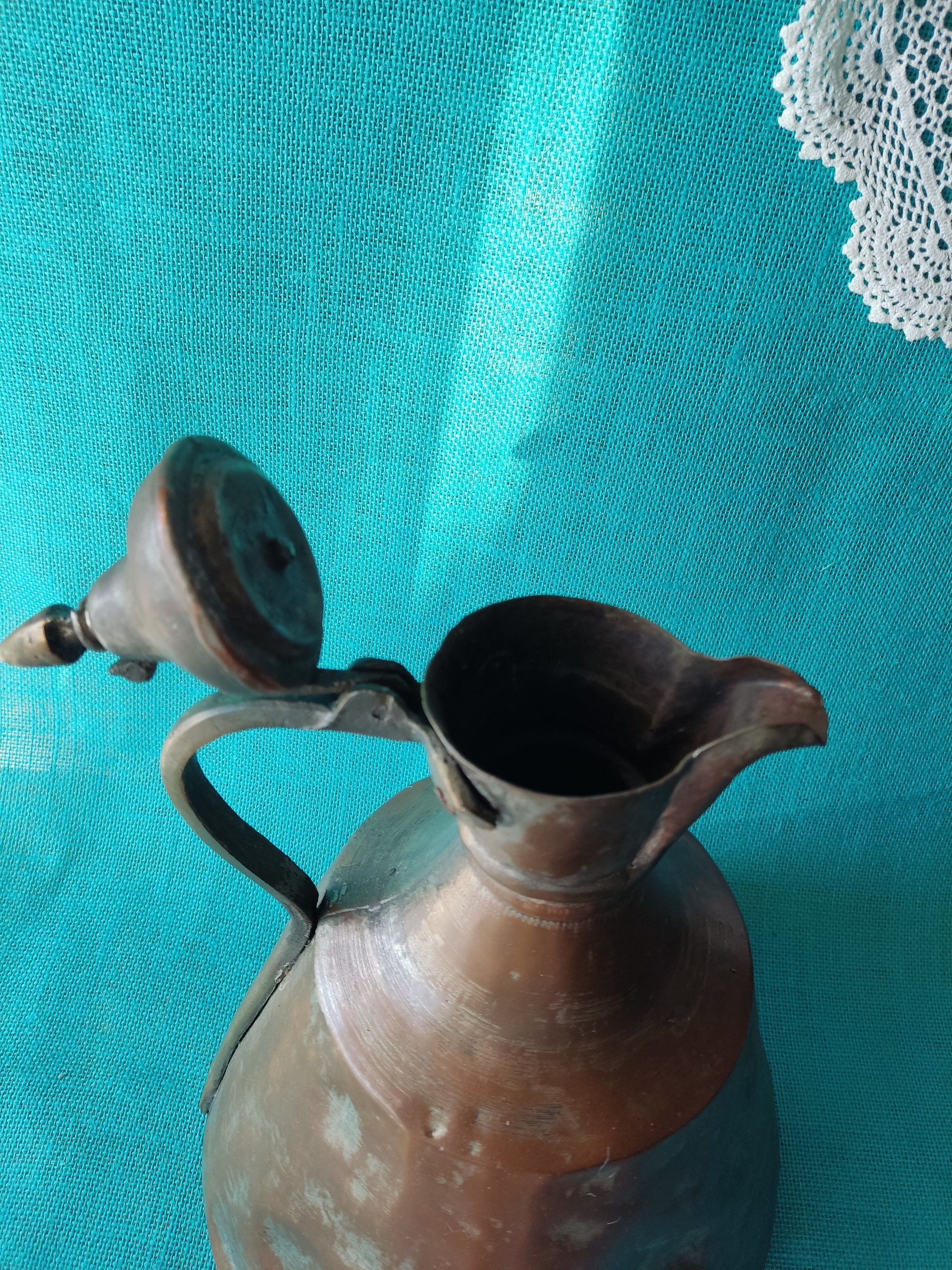 Large Antique Copper Juggreek Copper Jugantique Copper Etsy