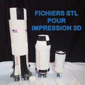 STL file for 3D printing - Saturn V