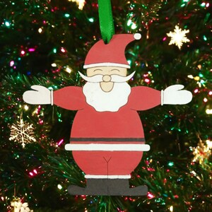 File SVG per incisione laser - Palla di Natale - Babbo Natale
