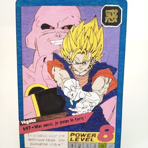 Fichier SVG pour la gravure laser - Carte 697 - Végéku - Carte Dragon Ball Z à peindre