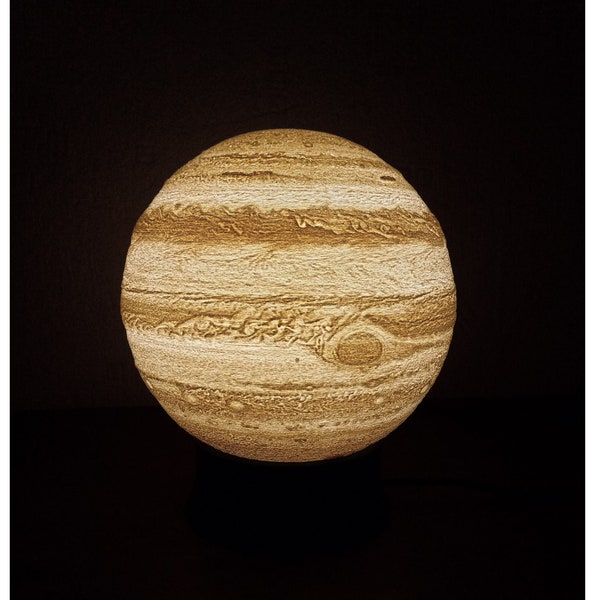 Fichier STL pour impression 3D - Lampe Jupiter 16 cm