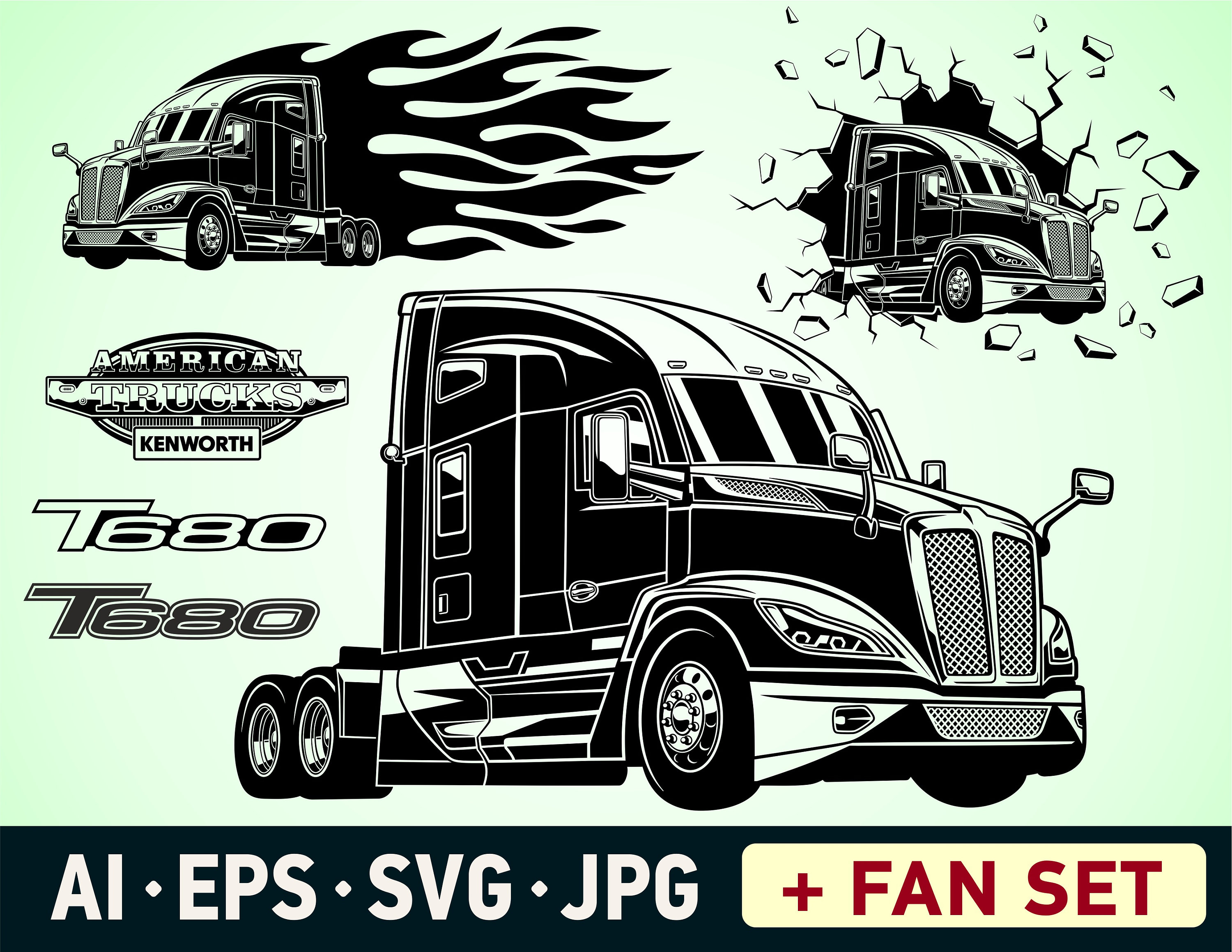 Kenworth Truck Logo Decal Sticker Kenworth Logo Decal - vrogue.co