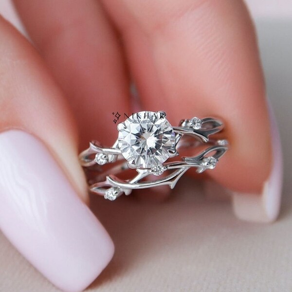 Wedding Ring Set - Etsy