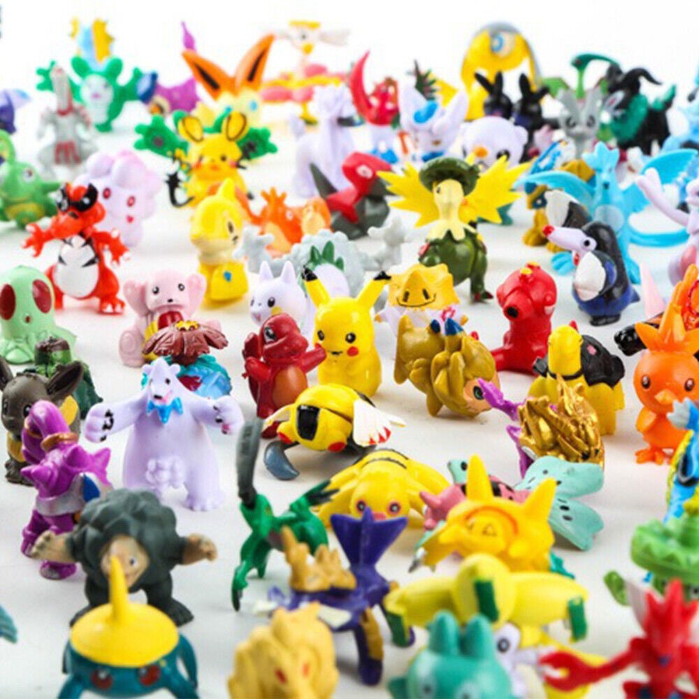 Lot de 24 mini-figurines Pokemon 2 à 3 cm