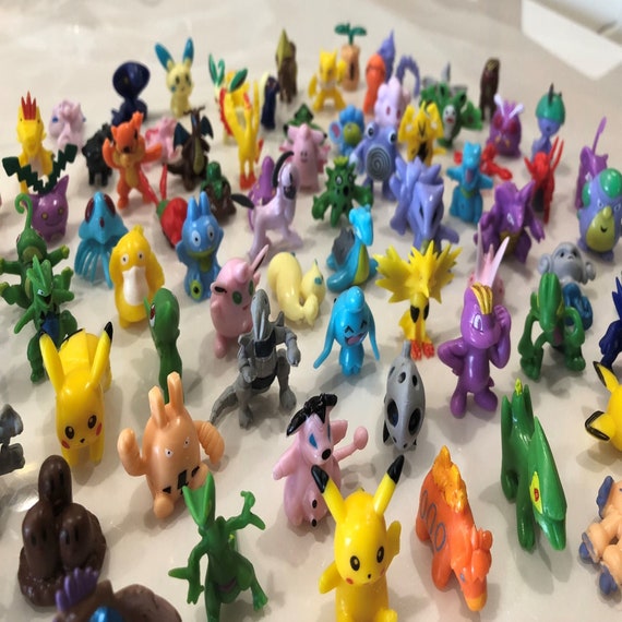 144 Pieces Pokemon Cake Toppers Figures Figurines Pcs 2-3CM Toy Lot Kids  Anime 