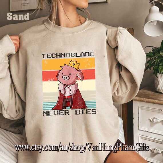 Technoblade Hoodies - Technoblade never dies Pullover Hoodie