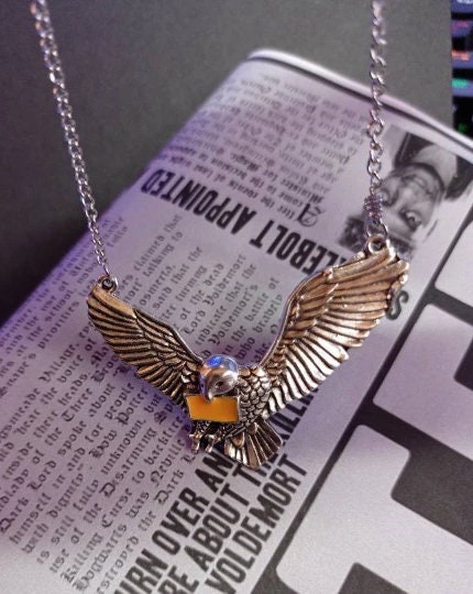 Owl necklace inspired by hp