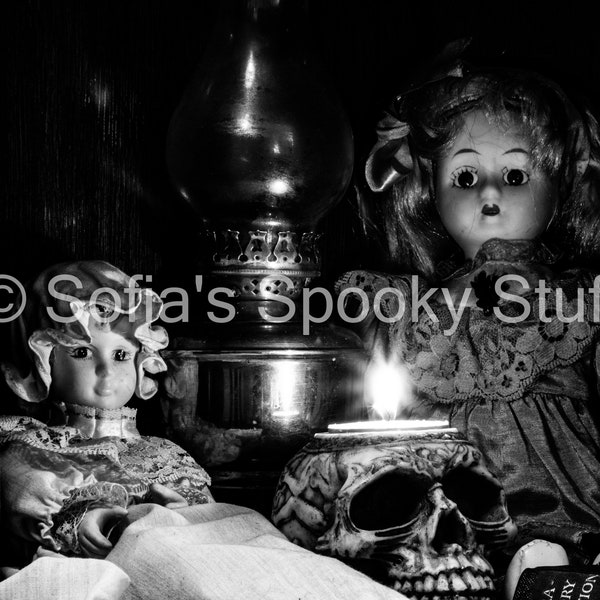 Spooky Haunted Doll Photograph
