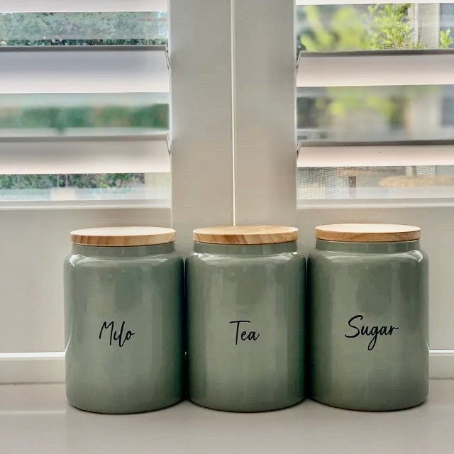 DIY Large Laundry Labels, Jar Decals, Personalised Laundry Stickers,  Organisation 