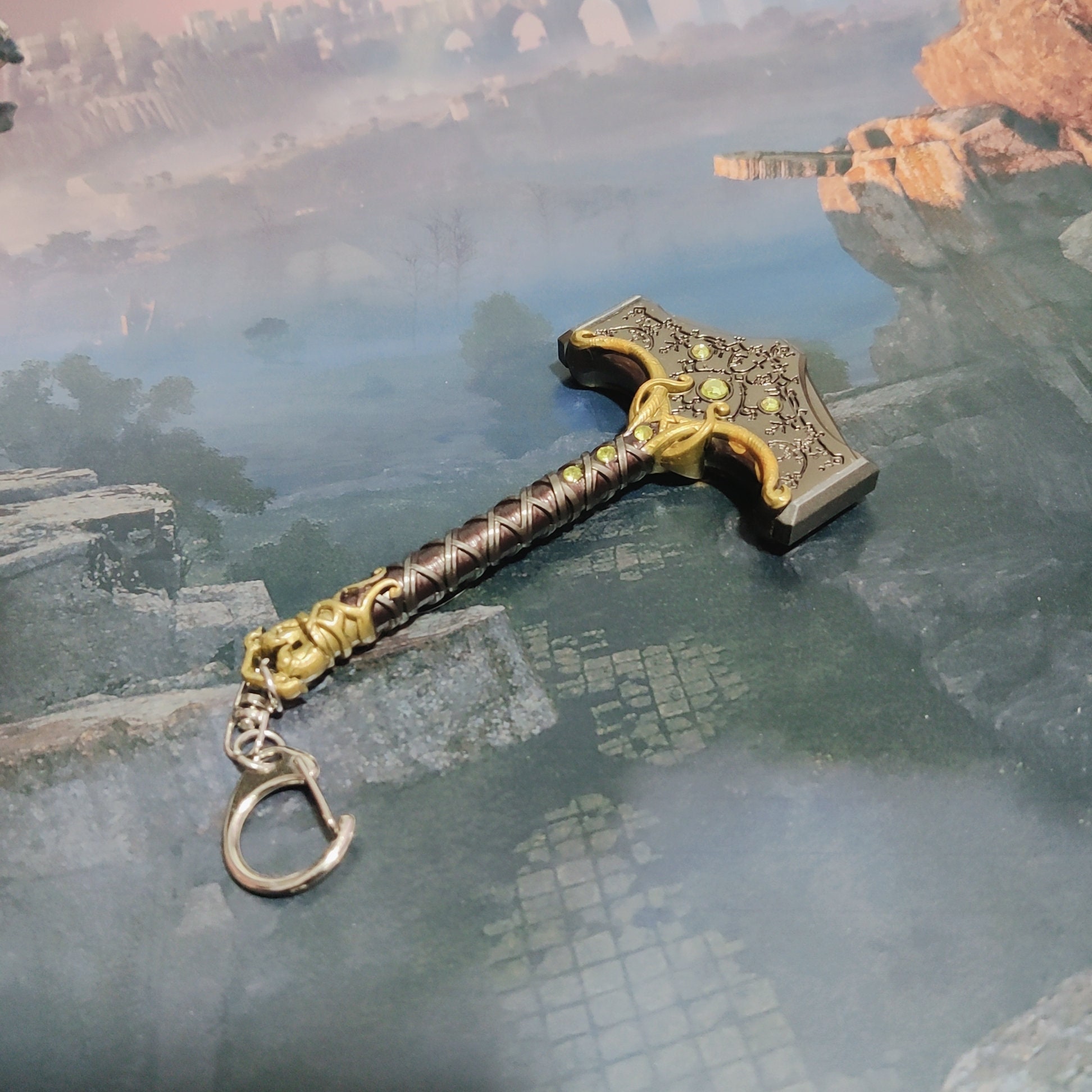 God of War 5 Mjolnir God of Kratos Weapon Keychain-leviathan -  Israel