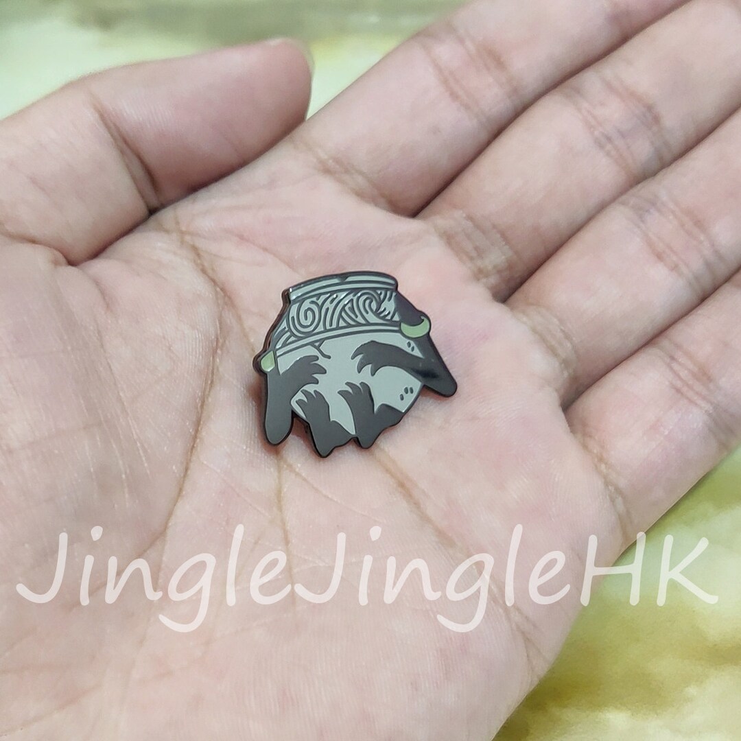 Pot Friend Inspired Enamel Pin Metal Enamel Pin Badge Video Game Pot