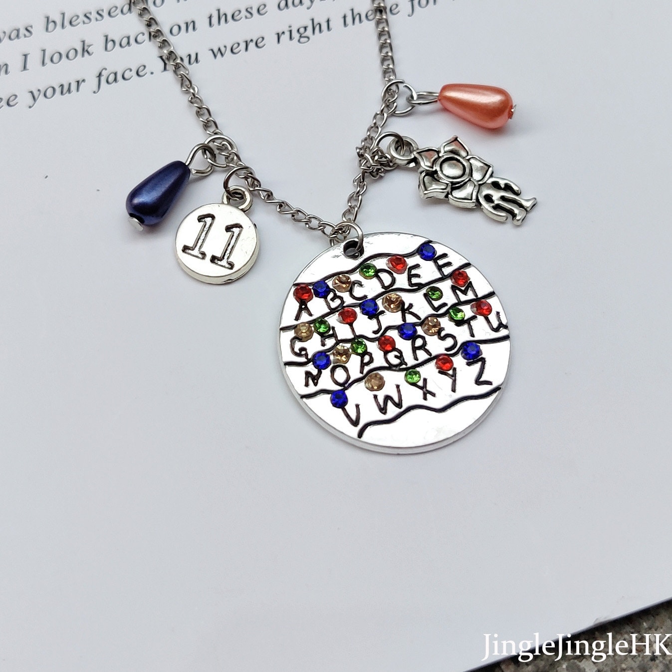 Stranger things shop friendship necklace