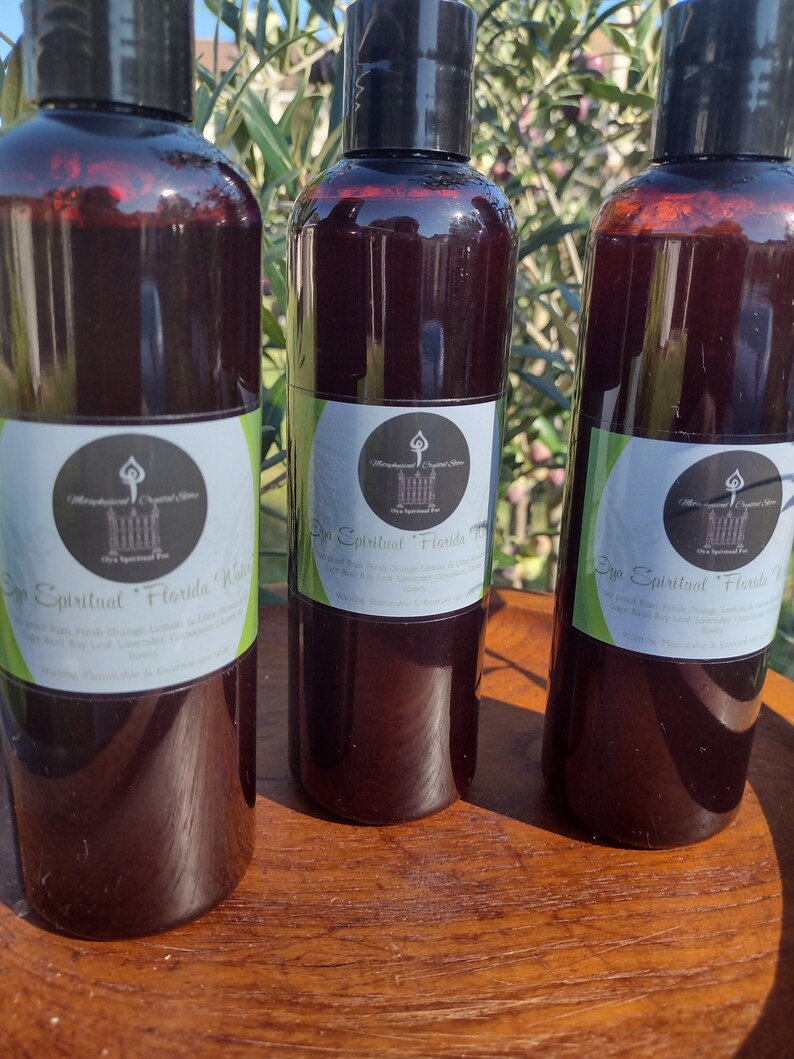 8oz 100 Natural Handcrafted Oya Spiritual Florida Water Agua De