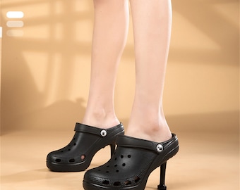 High Heel Crocs - Etsy