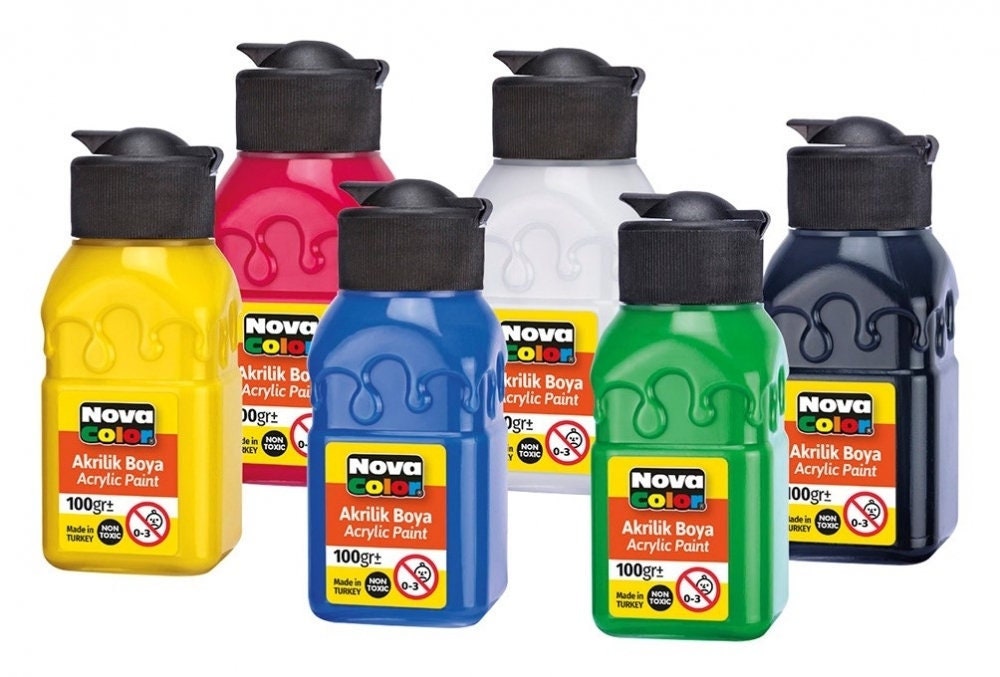 Nova Color Acrylic Paint Etsy