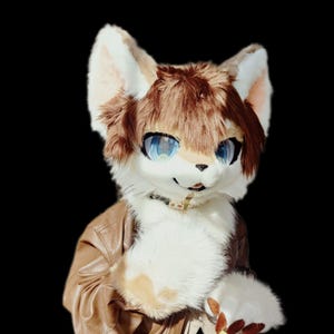 Fursuit Head, Furry  Pre-Made Fur Head + Claws + Feet + Tail, Furry Cosplay,Fantasy Creatures