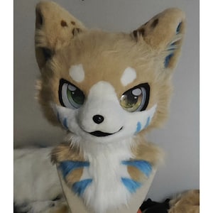 Fursuit Head, Furry  Pre-Made Fur Head And Foot , Furry Cosplay,Fantasy Creatures