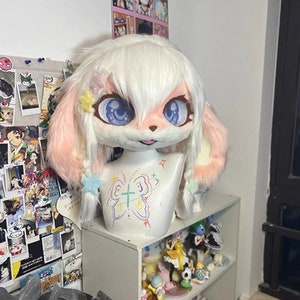Fursuit Head, Furry  Pre-Made Fur Head, Furry Cosplay,Fantasy Creatures