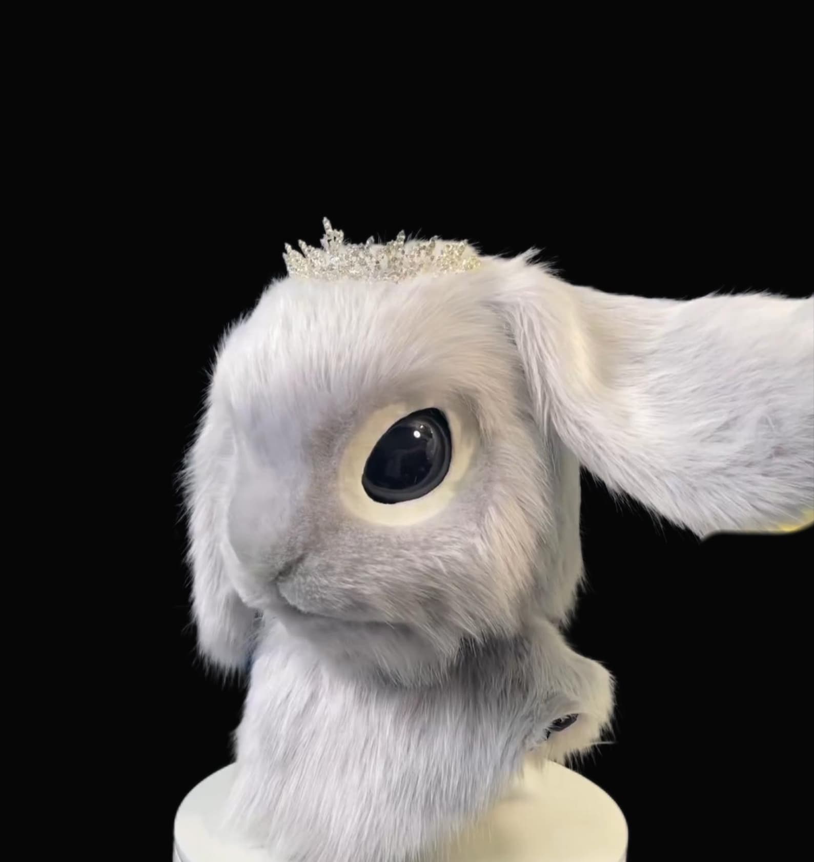 Realistic Rabbit Fursuit Head- Head Only, Furry Cosplay, Realistic ...