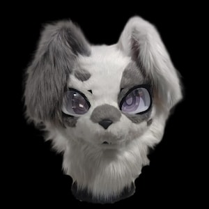 Fursuit Head, Furry  Pre-Made Fur Head + Claw, Furry Cosplay,Fantasy Creatures