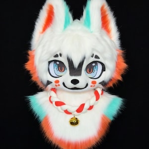 Fursuit Head,Furry Cosplay,Fantasy Creatures,  Dog Fursuit Head,Kemono Fursuit Head,Cute Furry Head.