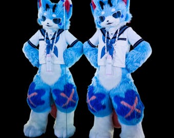 Fursuit Full Body,  FurryNew Pre-Made Fur Head, Furry Cosplay, Full Fursuit, Full Body Costume Cosplay
