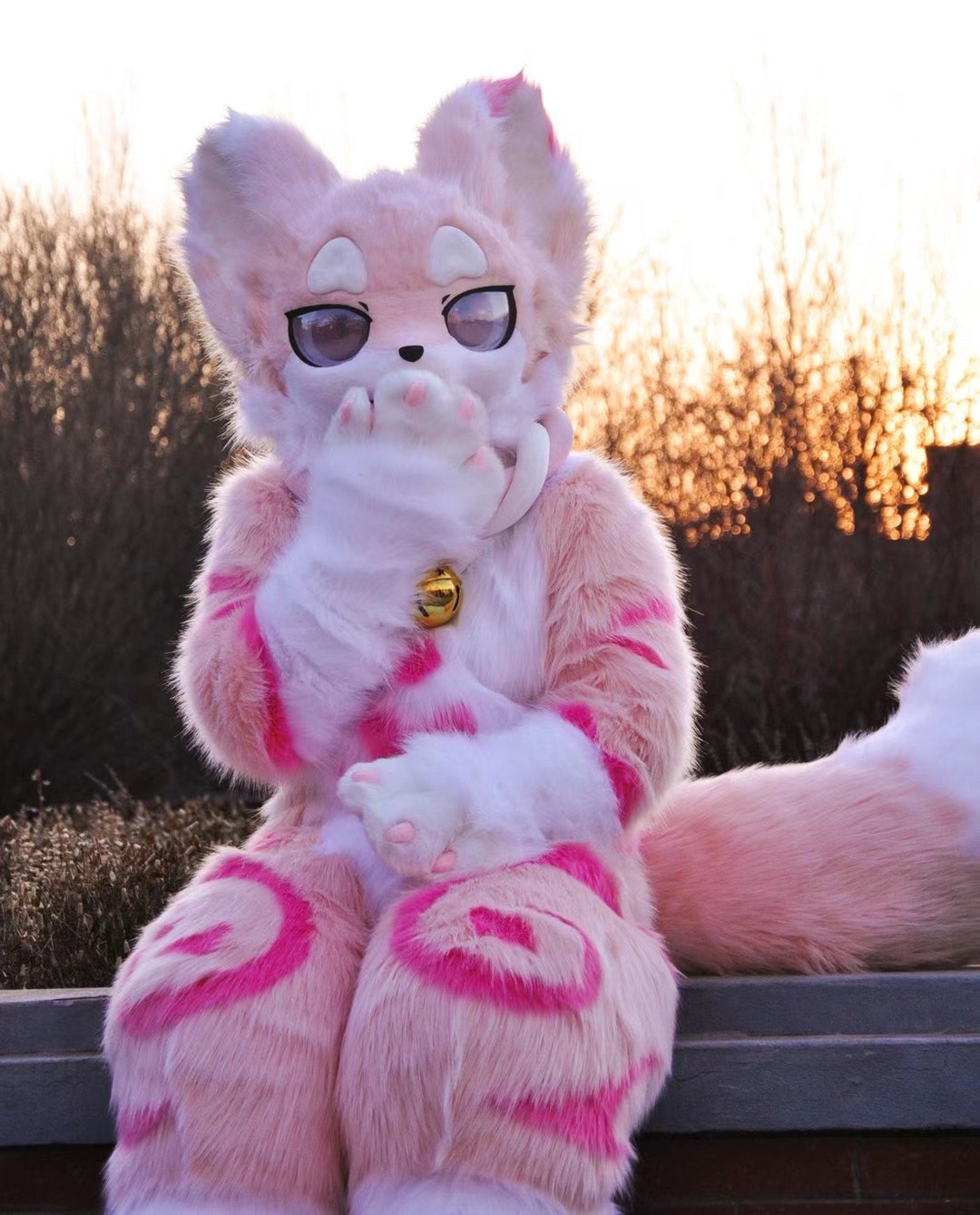 Fursuit Head Full Body, Furrynew Pre-made Fur Head, Furry Cosplay, Full