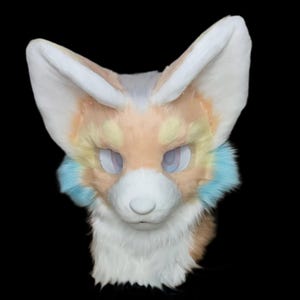 Fursuit Head, Kemono Furry Pre-Made Head, Furry Cosplay, Wolf Fantasy Creatures, Furry Commission Cute Fursuit Head